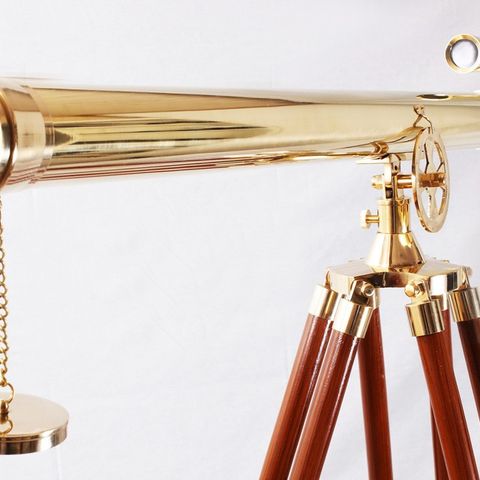 Klassisk messingteleskop - ny vare