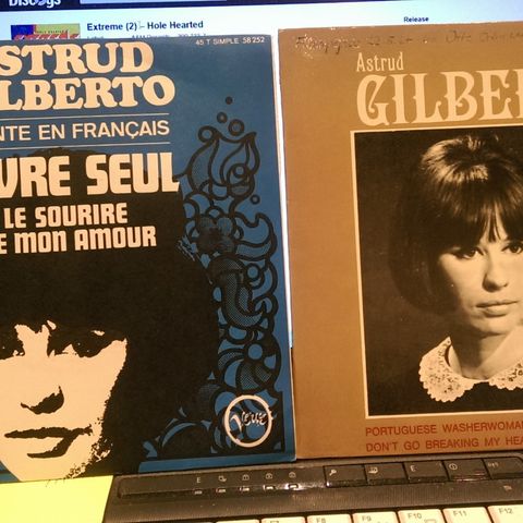 Astrud Gilberto - 2 stk singler/EP