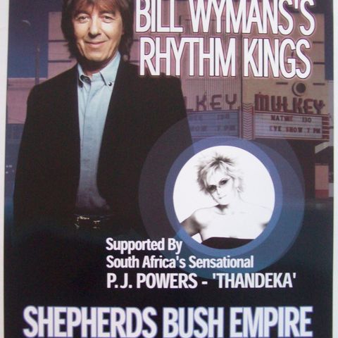 BILL WYMANS´S RHYTHM KINGS (konsertplakat)