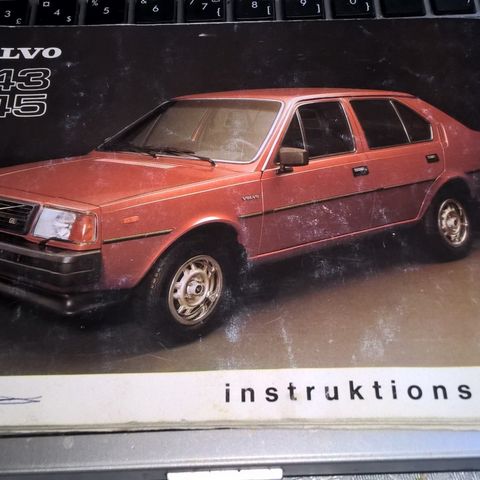 Volvo 343,345 1980 mod. instruksjonsbok