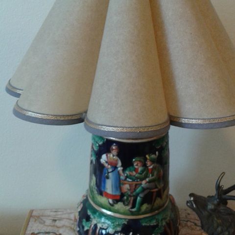 Vintage/Retro. Diverse bordlamper.1900-tallet.