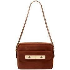 Mulberry Carter Camera Bag, Fox Brown Suede (godt brukt)