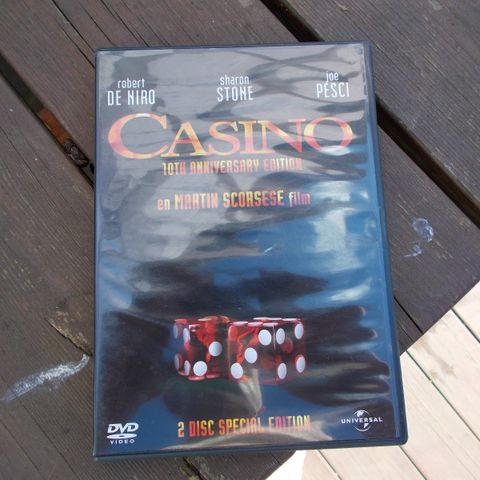 DVD Casino.     Norsk tekst