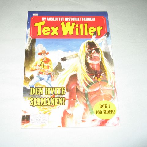 Tex Willer bok 1 fargepocket serien *NY OG ULEST*