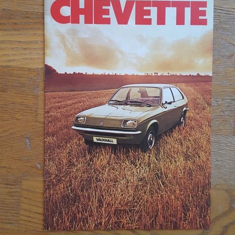 Brosjyre Vauxhall Chevette