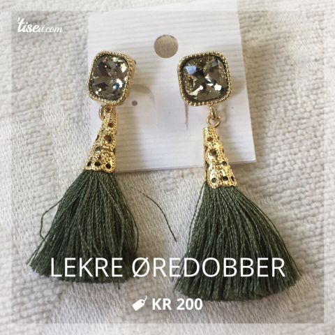 Lekre øredobber - helt nye