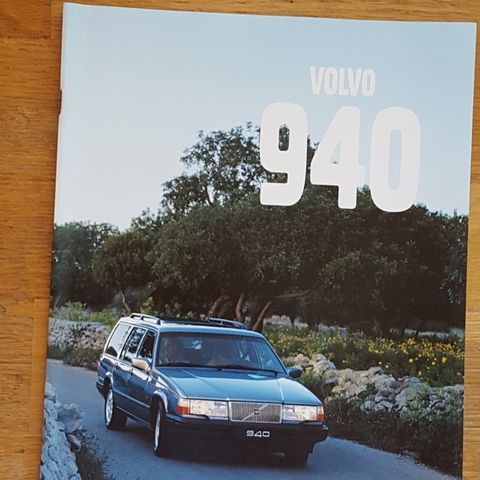 Brosjyre Volvo 940 Herregårdsvogn 1997