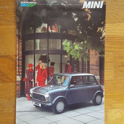 Brosjyre Austin Rover Mini 1987