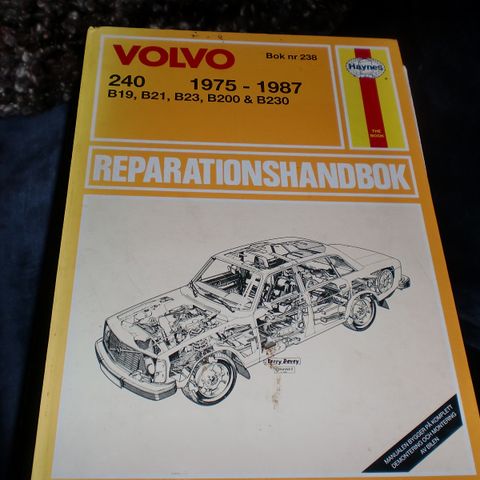 rep bok Volvo 240 1975-1987