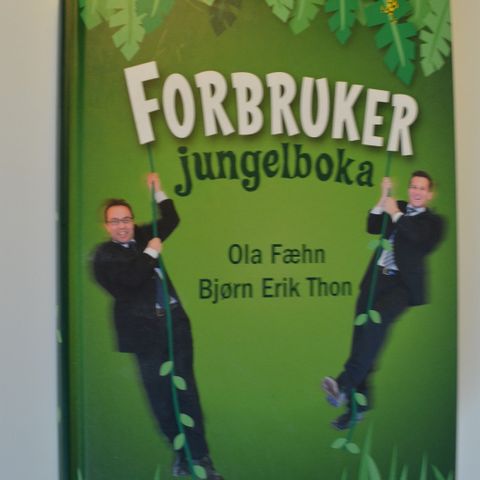 Ny og ubrukt: Forbrukerjungelboka Ola Fæhn Bjørn Erik Thon Innbundet . trn 75
