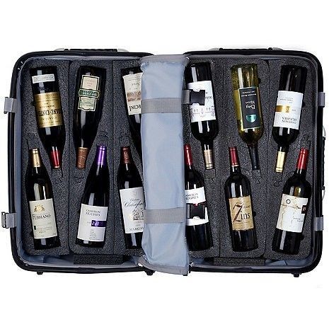 EKSKLUSIV VINKOFFERT -VinGardeValise Wine Carrier Suitcase