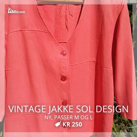 Jakke fra Sol design