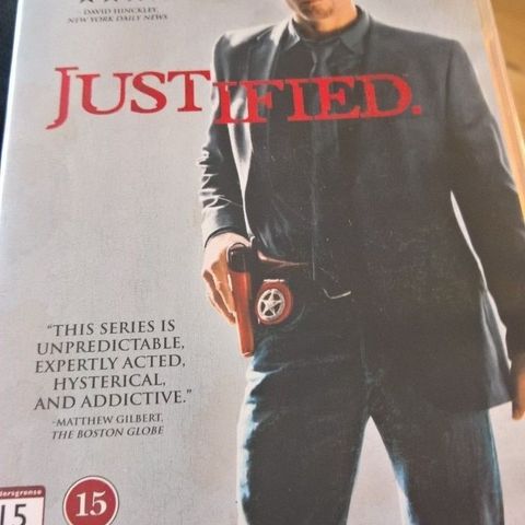 Justified- Season 1- Season 2(DVD)norsk tekst