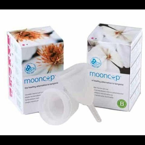 Mooncup - alternativ til tamponger. 