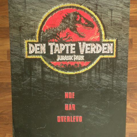 Jurassic Park * PLAKAT + + * Den Tapte Verden