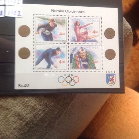 Norske frimerker1990