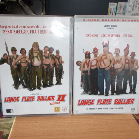 DVD Lange Flate Baller  1 -- 2