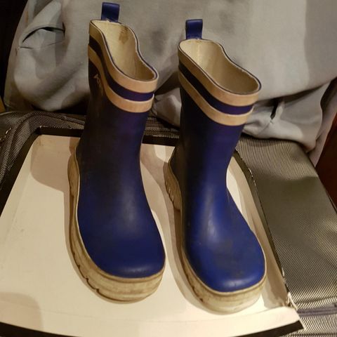 Fin blått støvler i Str 33