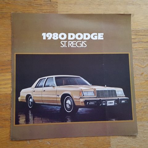 Brosjyre Dodge St. Regis 1980