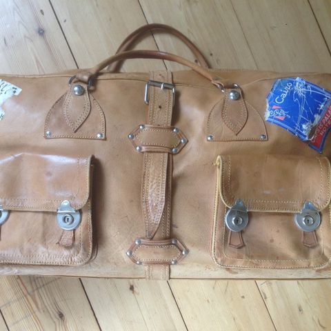 Veldig fin vintage skinnbag