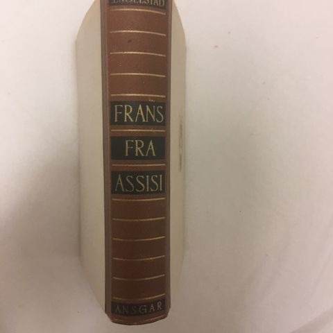 BokFrank: Carl Fredrik Engelstad: Frans fra Assisi (1942)