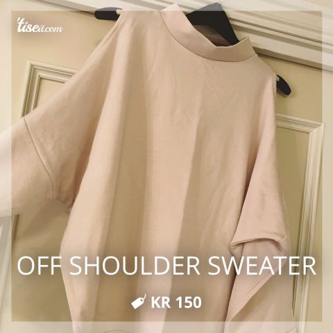 Off Shoulder Genser