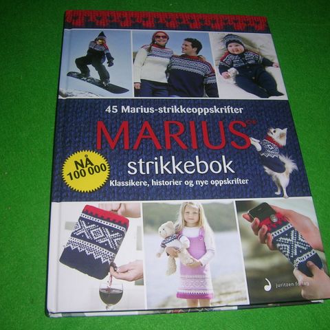 Marius - Strikkebok. Klassikere, historier og nye historier.