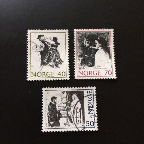 Norske frimerke 1971. 