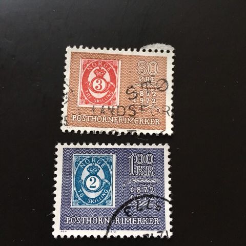 Norske frimerker 1972