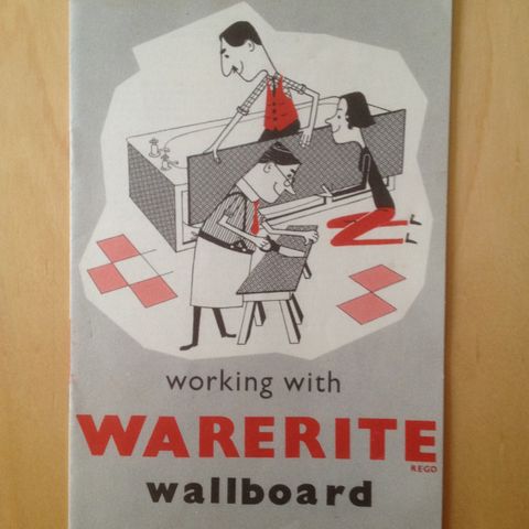 1960s Working with Warerite Wallboard Brochure