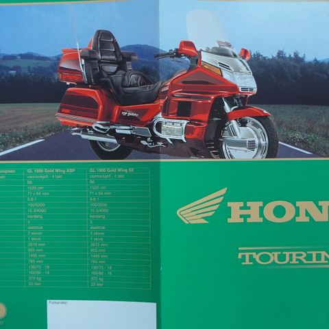 1996 Honda Touring brosjyre