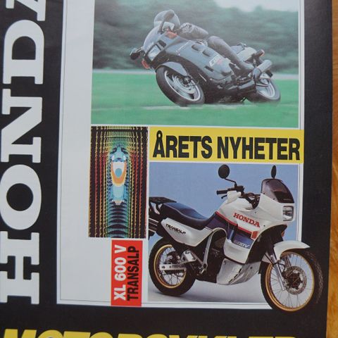 Honda 1987 MC programbrosjyre