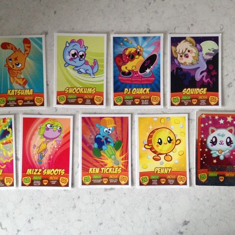 9 Moshi Monsters Mash Up Cards