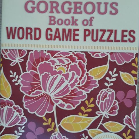 The Gorgeous Book of Word Game Puzzles ~ New