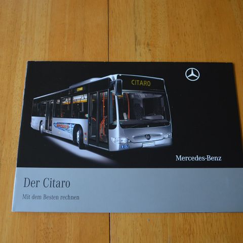 Bus brosjyre Mercedes-Benz Citaro 09-2008