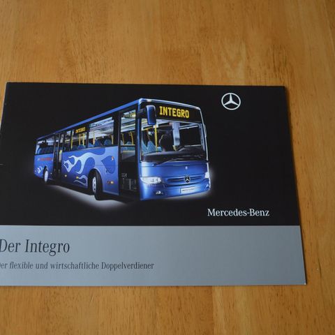 Bus brosjyre Mercedes-Benz Integro 09-2008