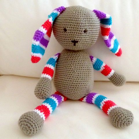 Søt heklet kosedyr til barna, amigurumi, håndlaget, Bursdag gave,