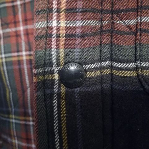 Ralph Lauren Denim Tartan Quiltet Jacket