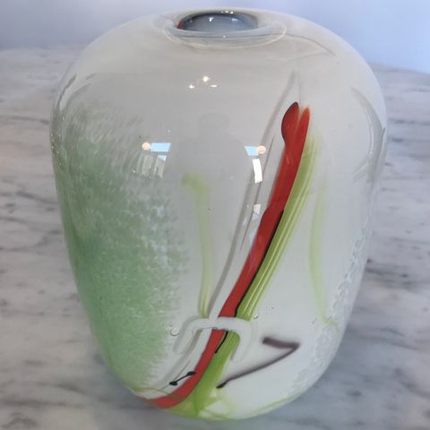 Hadeland Kunstglass Vase