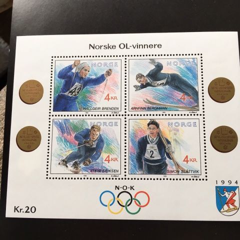 Norske frimerker 1992