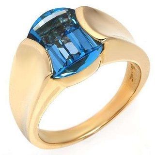 RING I 14K GULL MED 4.69CT TOPAZ