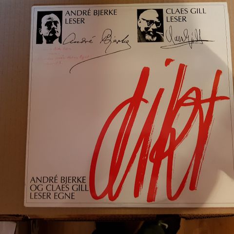 André Bjerke / Claes Gill  -  LP-plate