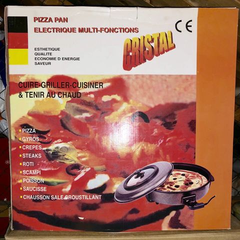 Elektrisk «Multi/pizza panne» - Ny/ubrukt