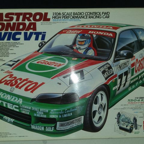 Tamiya 58127 1/10 RC  "CASTROL HONDA CIVIC VTI"