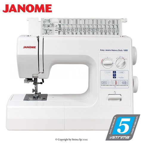 BESTSELGER: Janome EasyJeans 1800m/LED Gratis frakt!