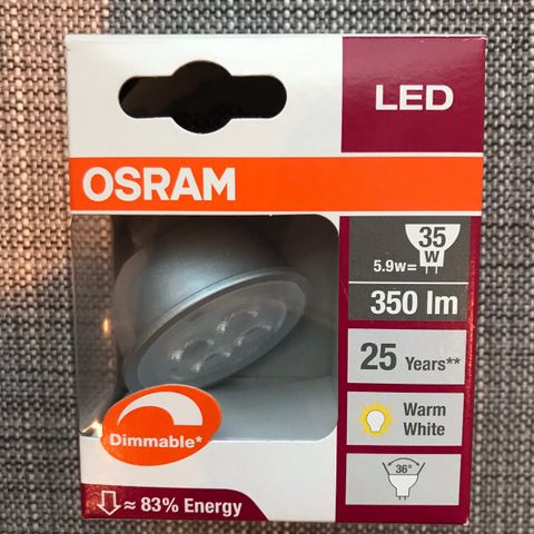 Dimmbare Led-pærer osram