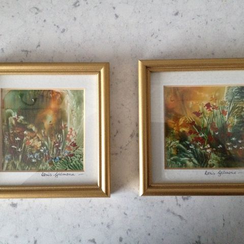 Pair of Bees Wax (Encaustic) Paintings