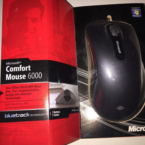 Ny Microsoft wireless Comfort Mouse 6000 selges