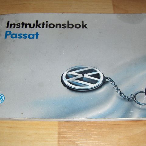 Instruksjonsbok VW Passat , 1995