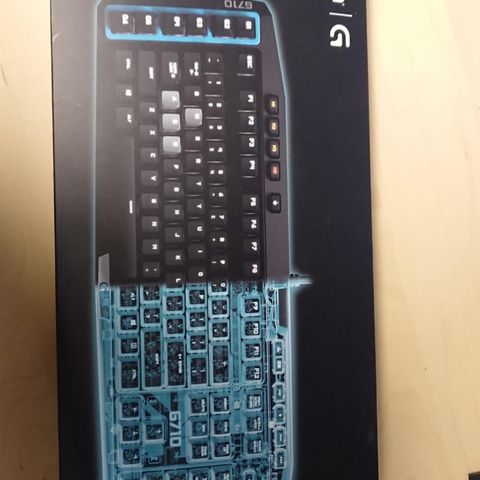 Logitech G710 veldig robust og fin å bruke